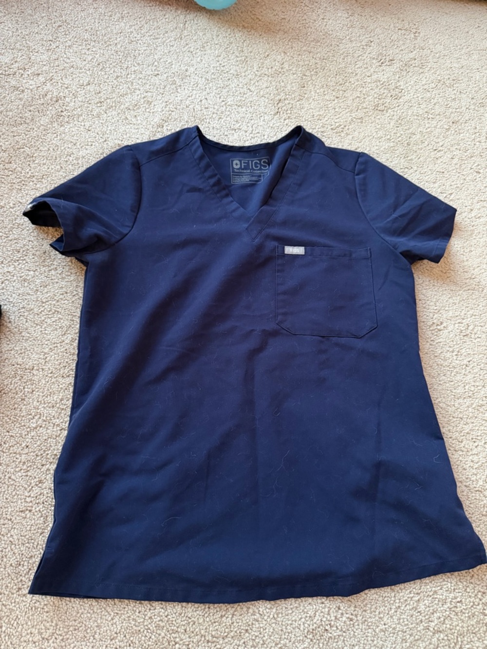 FIGS Navy Catarina Top